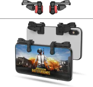 【1 Pair】 Z108 Mobile Gaming Controller Compatible with PUBG Mobile/Fortnitee Mobile/Call of Duty Mobile, Sensitive Shoot and Aim Trigger L1R1 Compatible with Android & iPhone