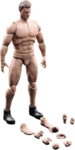 1/12 Scale Action Figure,6inch Male Strong Muscular Flexible Miniature Action Figure Body Doll Collection