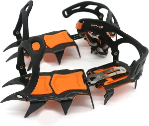 12 Teeth Ice Crampons Winter Snow Boot Shoes Ice Gripper Anti-skid Ice s Snow Traction Cleats
