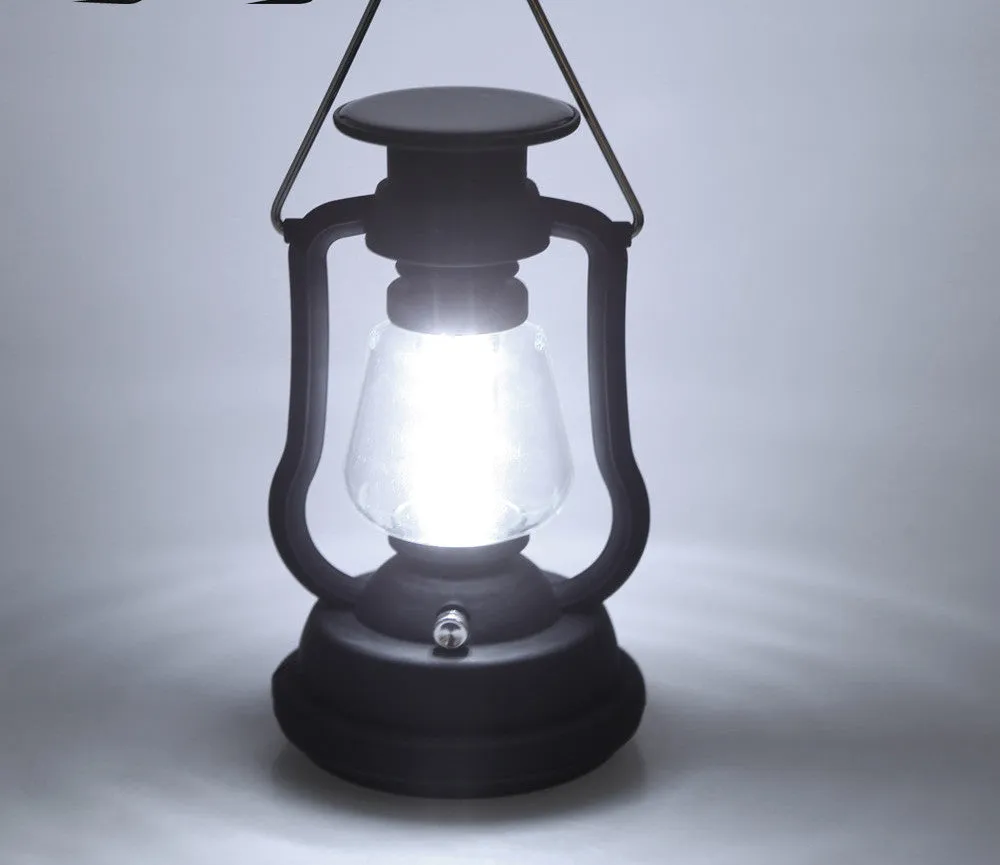 120 Lumens Portable Solar Charger Lantern Emergency 16 LED Camping Lantern Waterproof Rechargeable Hand Crank Light Lamp