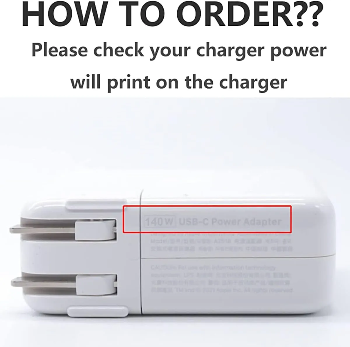 140W Soft Silicone Power Adapter Sleeve Case for 2021 2022 2023 2024 MacBook Pro 16 inch A2485 M1 A2780 M2 A2991 M3 A3186 A3403 M4 Pro/Max Chip Charger Protective Cover (140W), White