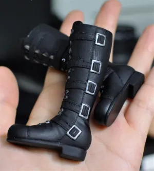 1/6 Scale Female Soldier Model Figure Doll Boots R32A for 12" Movable Doll Action Figure，Flexible Seamless Doll Miniatures Accessories Doll