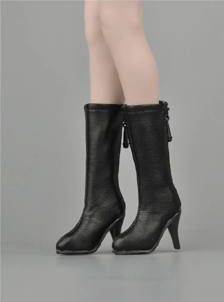 1/6 Scale Female Soldier Model Figure Doll Shoes High Heeled Boots Long Boots for 12 Inch Movable Doll Action Figure Accessories Doll