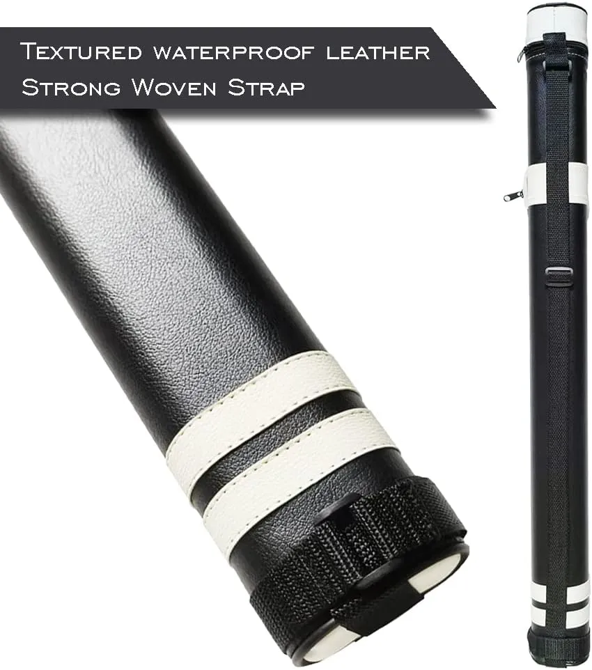 1x1 Hard cue case Pool Cue Billiard Stick Carrying Case(Holds 1 Butt/1 Shaft)