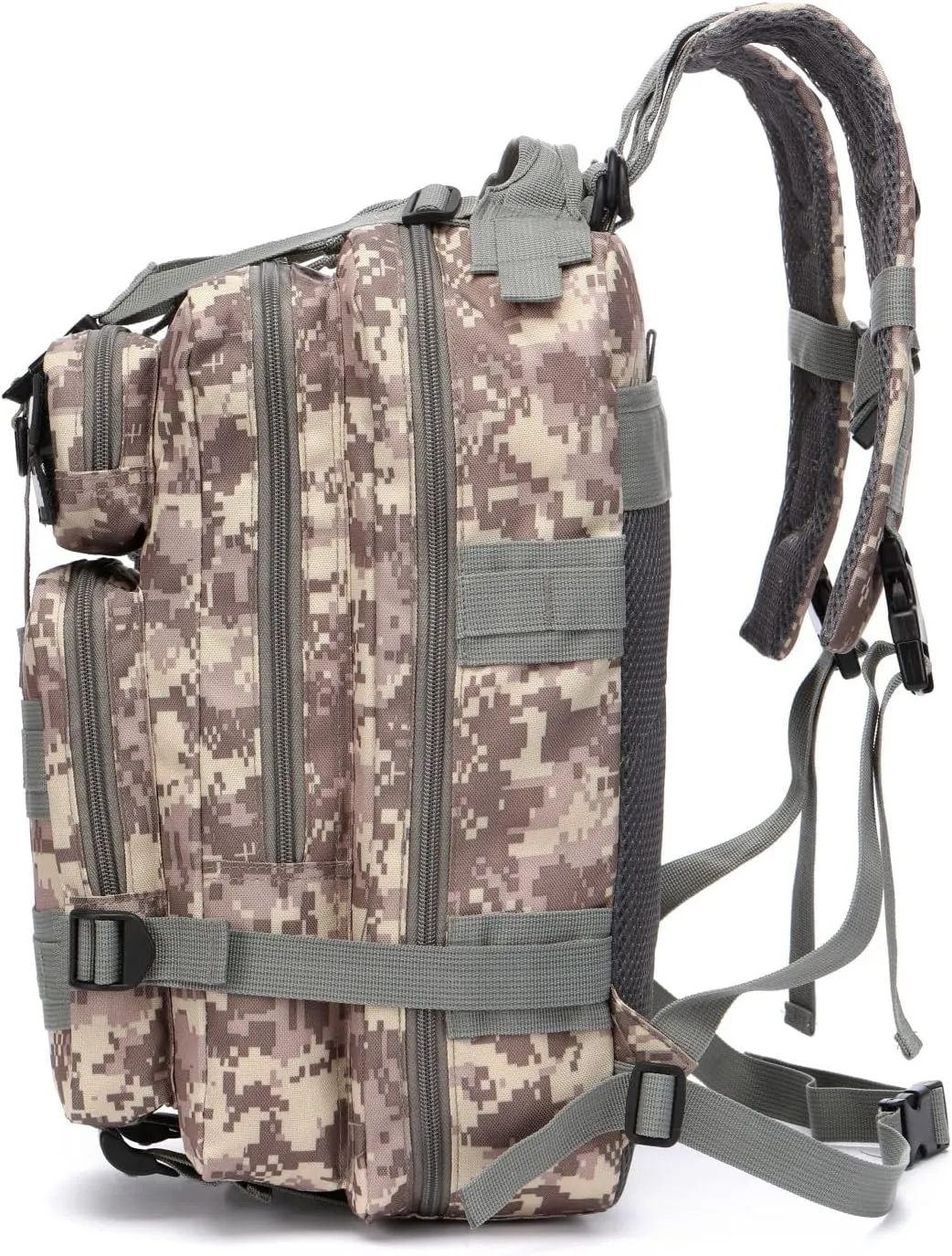 20 Liters Sturdy Nylon Waterproof Fishing Hunting Backpack Outdoor Military Tactical Sports Hiking Daypacks (ACU)
