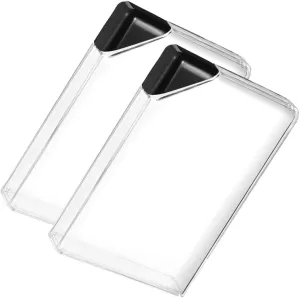 2Pcs Flat Water Bottle Lightweight Portable Design for Outdoor Sports Camping and School for Fitness Enthusiasts Capacity