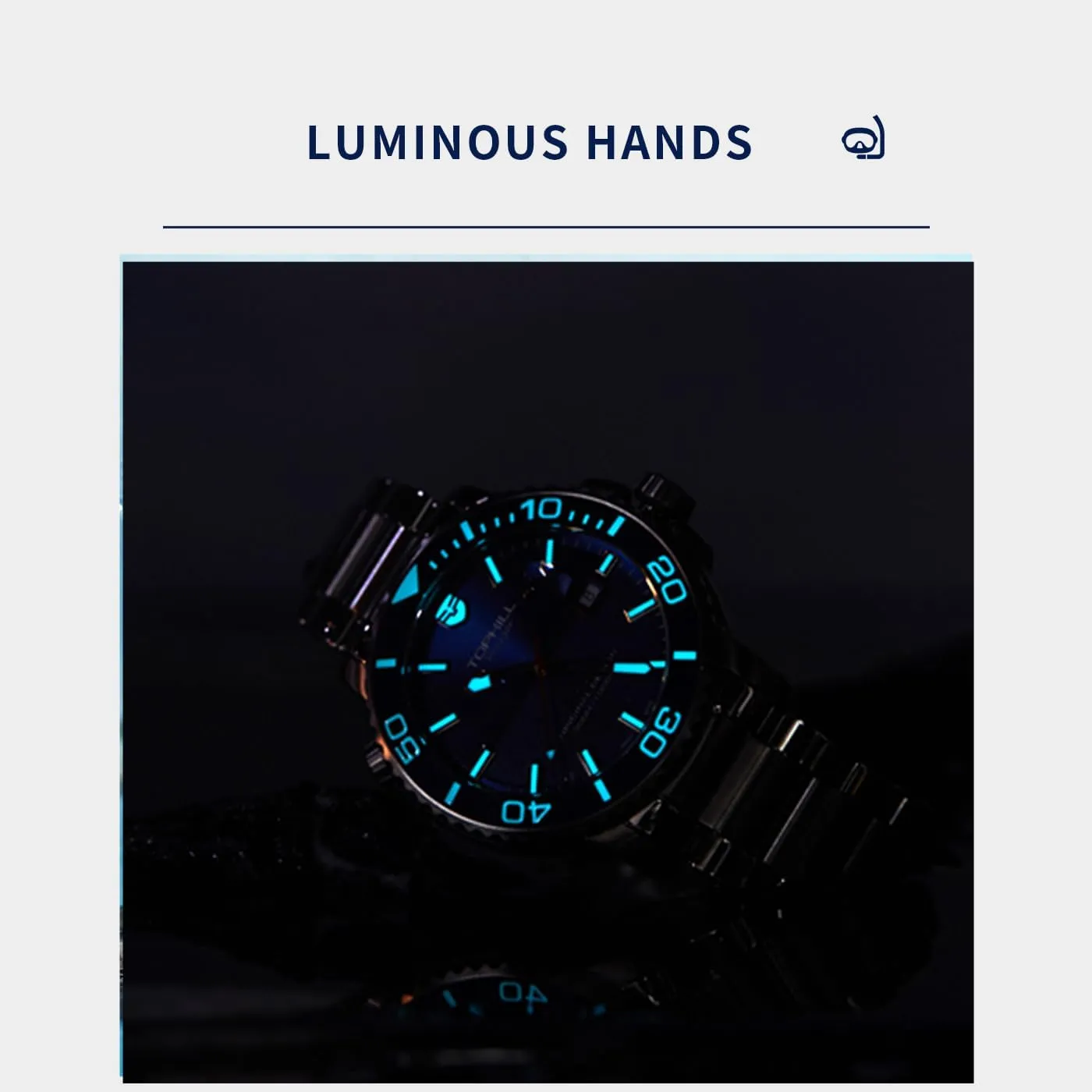 300M Diver Mens Watch 316L Stainless Steel Sapphire S280 Movement Automatic Mechanical Watch Super Luminous Watch TD003G