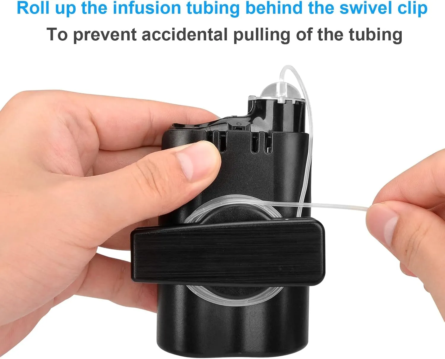 360° Rotating Insulin Pump Holder Fit for Medtronic MiniMed 780G, 670G, 770G, 630G, 640G Pumps,Insulin Pump Case Clip for Medtronic 780g Accessories,Suitable for Diabetes Insulin Management (Black)