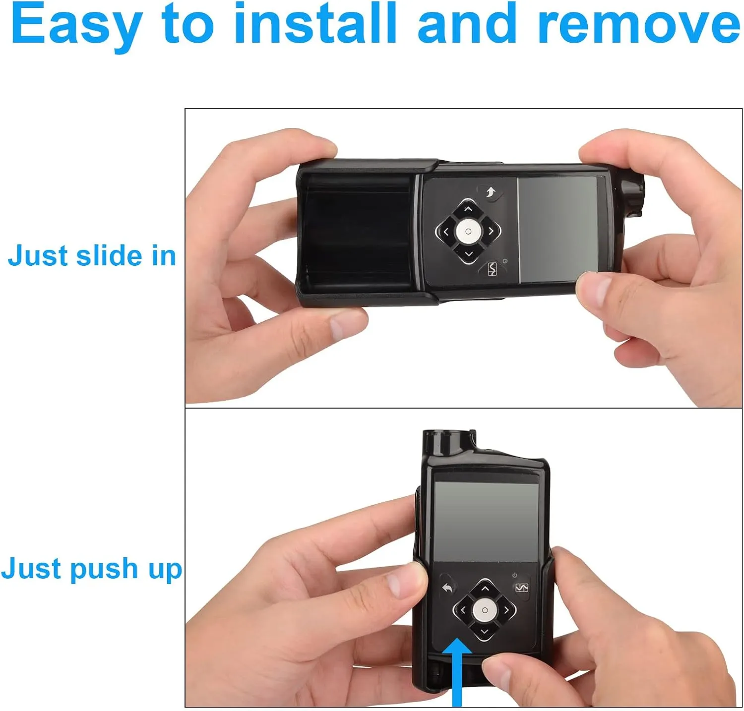 360° Rotating Insulin Pump Holder Fit for Medtronic MiniMed 780G, 670G, 770G, 630G, 640G Pumps,Insulin Pump Case Clip for Medtronic 780g Accessories,Suitable for Diabetes Insulin Management (Black)