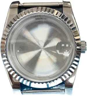36MM Stainless Steel Watch Case Mineral Glass Mirror Case Cover Shell For 8215/2813/8205/8200 Mechanical Watch Movement watch case