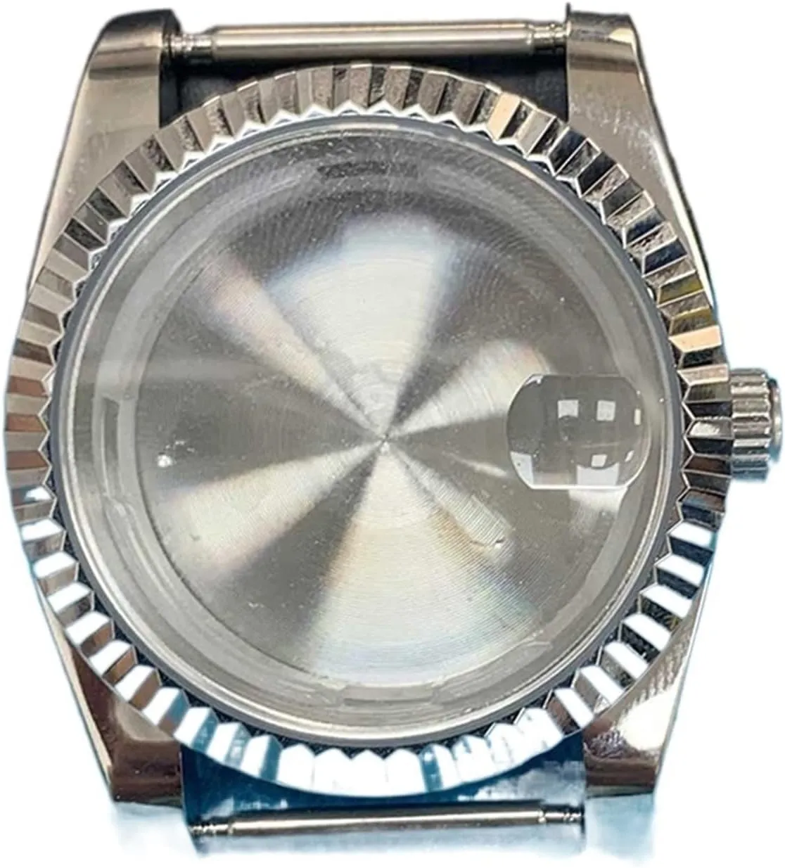 36MM Stainless Steel Watch Case Mineral Glass Mirror Case Cover Shell For 8215/2813/8205/8200 Mechanical Watch Movement watch case