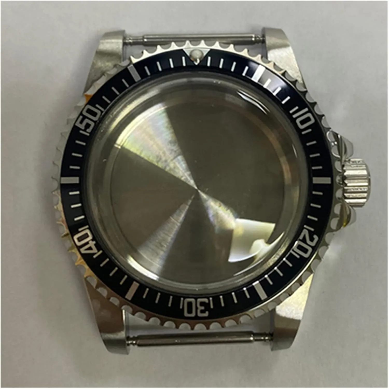 39.5MM Stainless Steel Watch Case for NH35 NH36 Mechanical Watch Movement Repair Part case