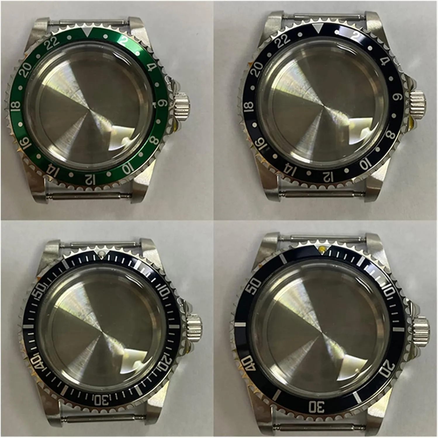 39.5MM Stainless Steel Watch Case for NH35 NH36 Mechanical Watch Movement Repair Part Watch case(2)