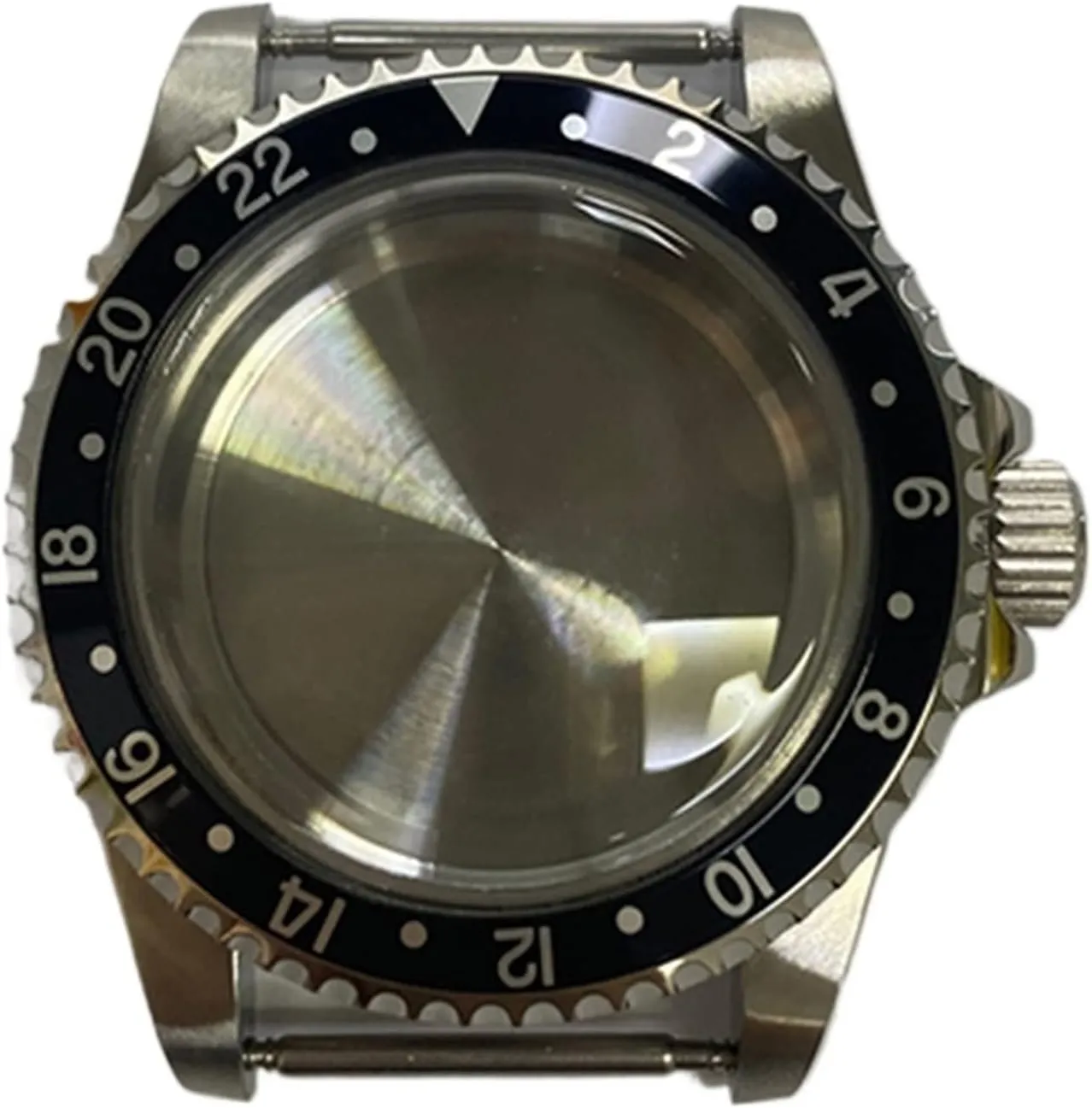 39.5MM Stainless Steel Watch Case for NH35 NH36 Mechanical Watch Movement Repair Part Watch case(2)