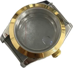 39MM Transparent Bottom Watch Case Sapphire Glass Watch Case Cover Kits For NH35/NH36/4R Movement watch case