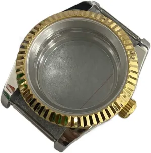 39MM Transparent Bottom Watch Case Sapphire Glass Watch Case Cover Kits For NH35/NH36/4R Movement watch case