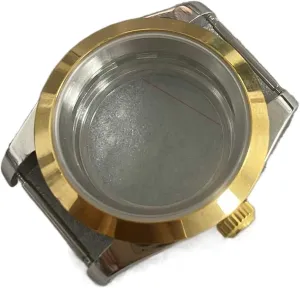 39MM Transparent Bottom Watch Case Sapphire Glass Watch Case Cover Kits for NH35/NH36/4R Movement Watch Cases (Color : Type 2)