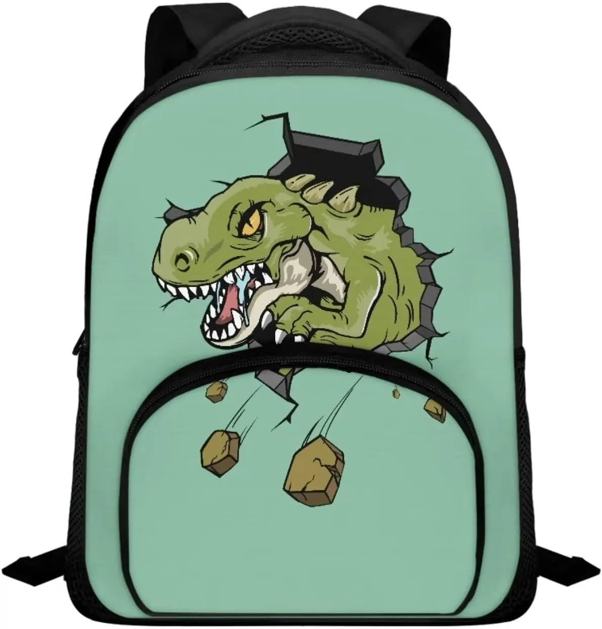 3D Cartoon Dinosaur School Bag Backpack Purse for Teen Girls Boys Bookbag Elementary Middle School Lightweight Kids Schoolbags Shoulder Bag Daypack