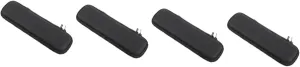 4pcs Electric Toothbrush Box Travel Case Black Travel Toiletries Containers Toothbrush Oral Care Bag Adults Portable Carrying Toothbrush Carrier Travel Toothbrush Plastic