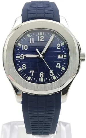 6-Color 42MM Japanese NH35 Men's Mechanical Watch Waterproof Rubber Band Sapphire Glass Sports Automatic Movement Watch