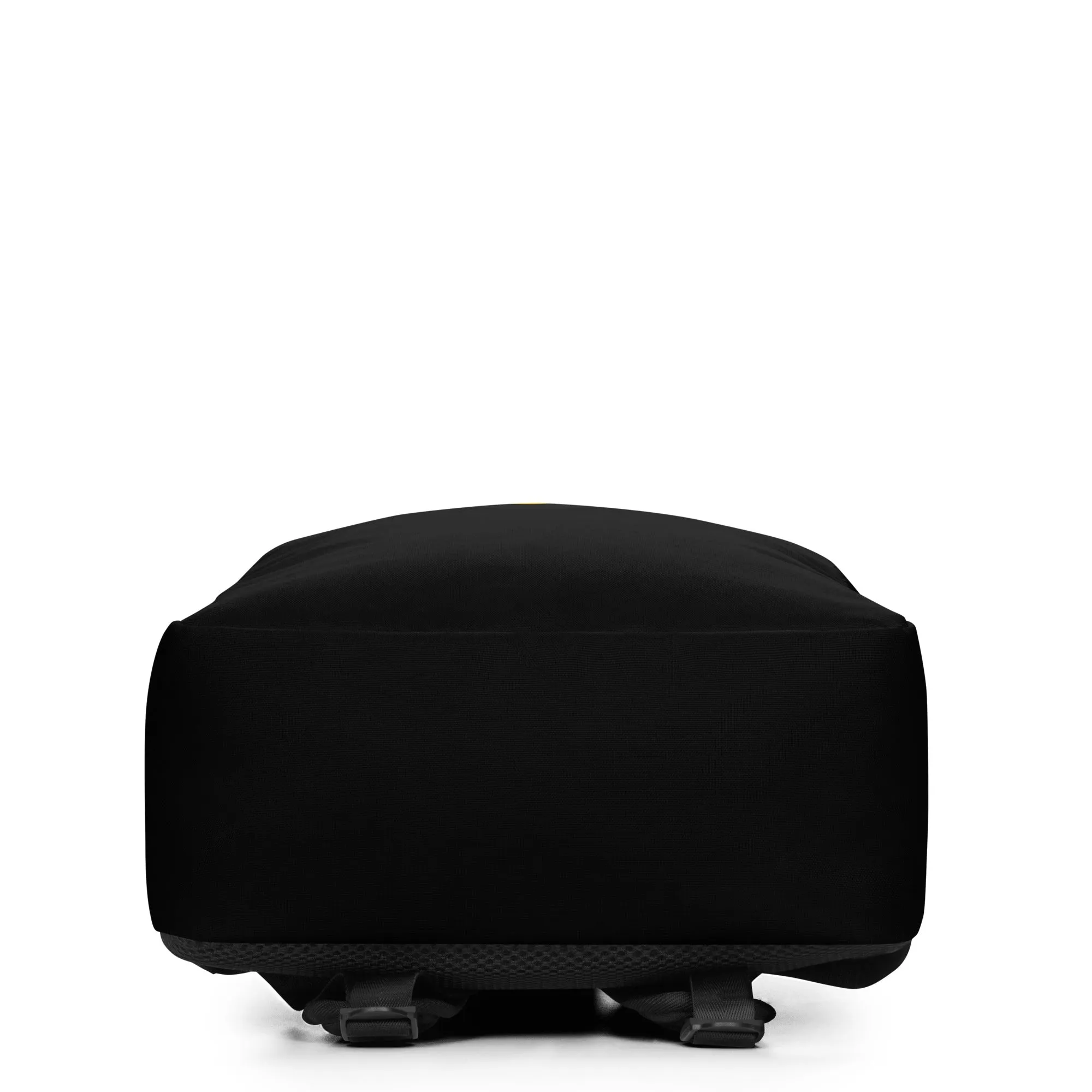 90s Happy Face Black Minimalist Backpack
