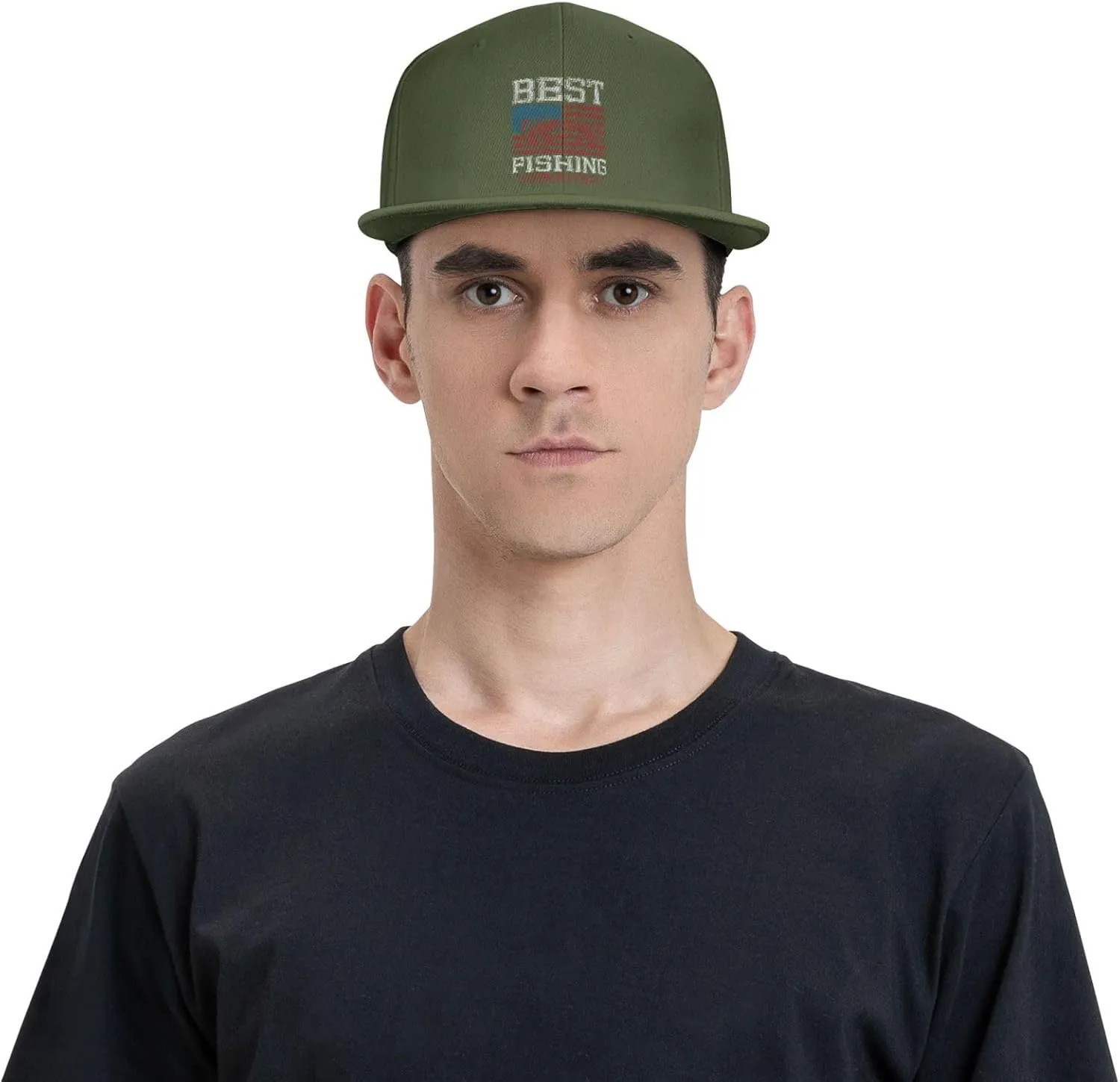 Adjustable Best Fishing Boots Snapback Hat for Men Women Baseball Cap Dad Hats