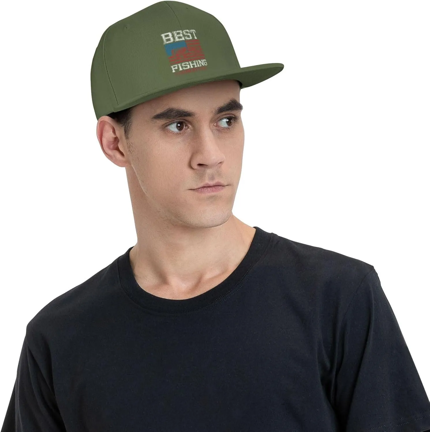 Adjustable Best Fishing Boots Snapback Hat for Men Women Baseball Cap Dad Hats