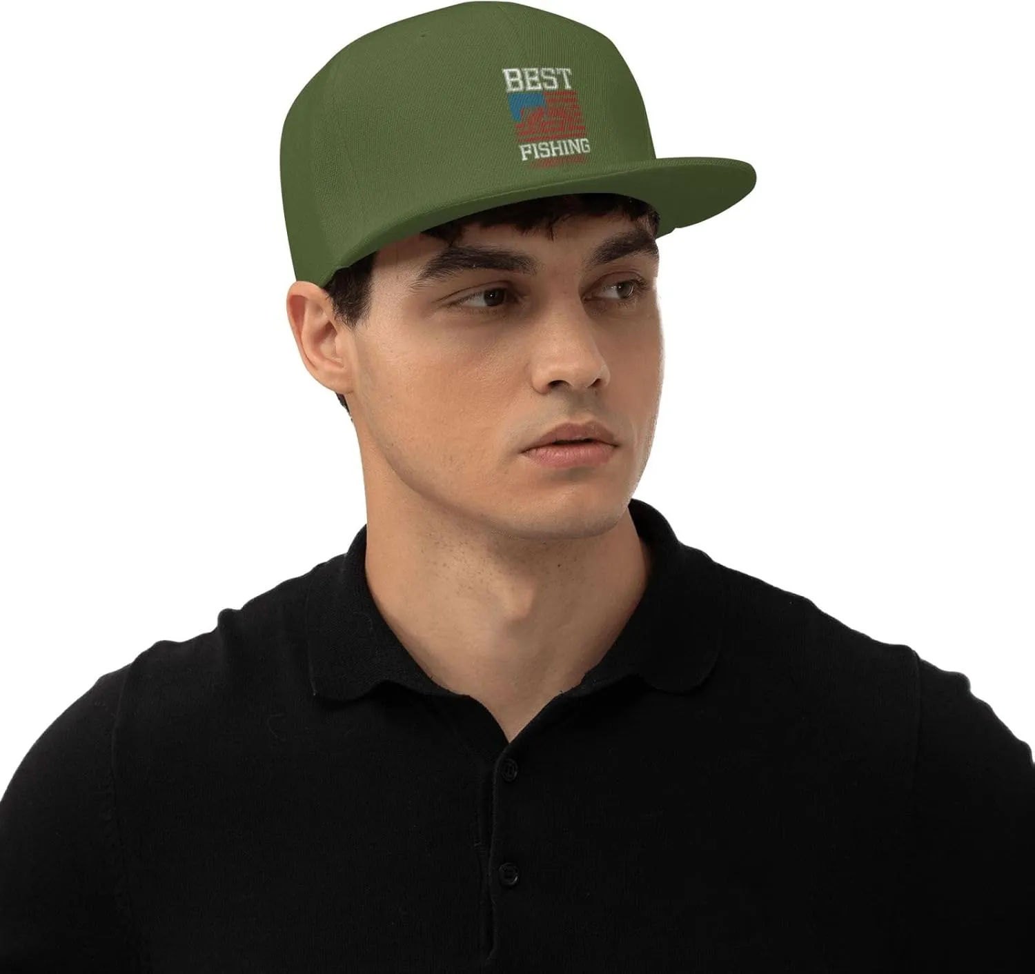 Adjustable Best Fishing Boots Snapback Hat for Men Women Baseball Cap Dad Hats