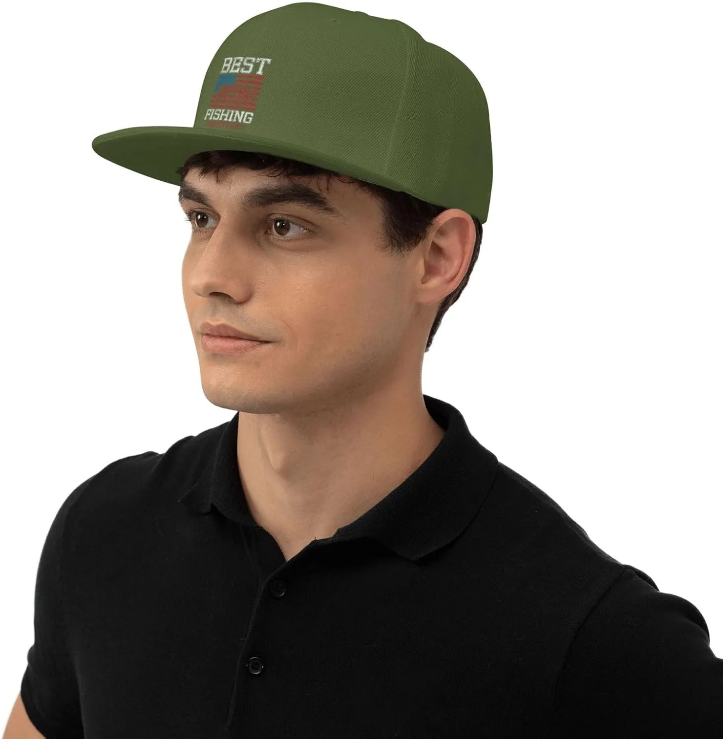 Adjustable Best Fishing Boots Snapback Hat for Men Women Baseball Cap Dad Hats