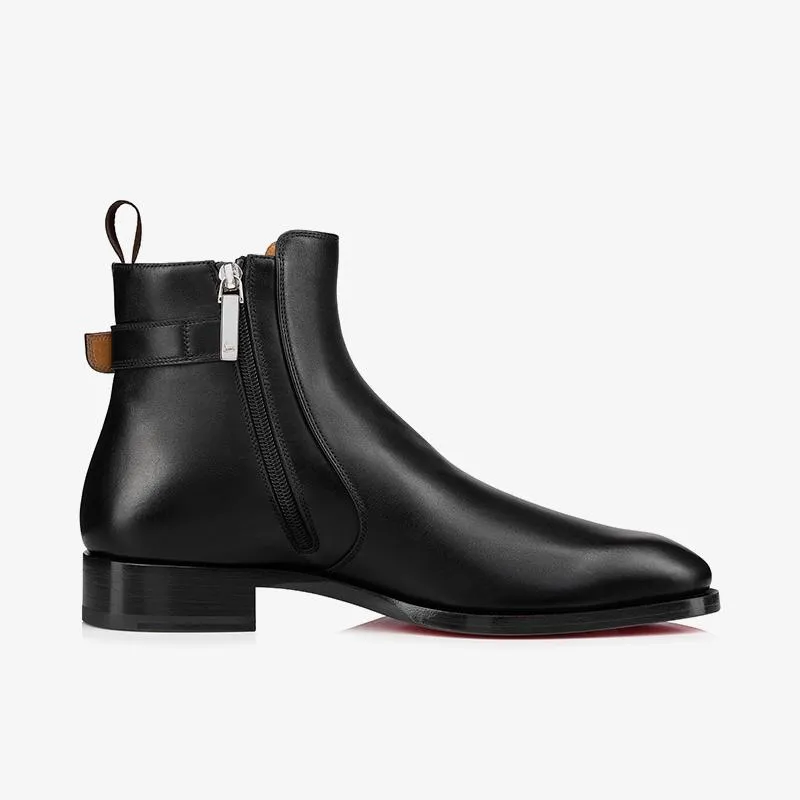 Adjustable Black Tapered Boot