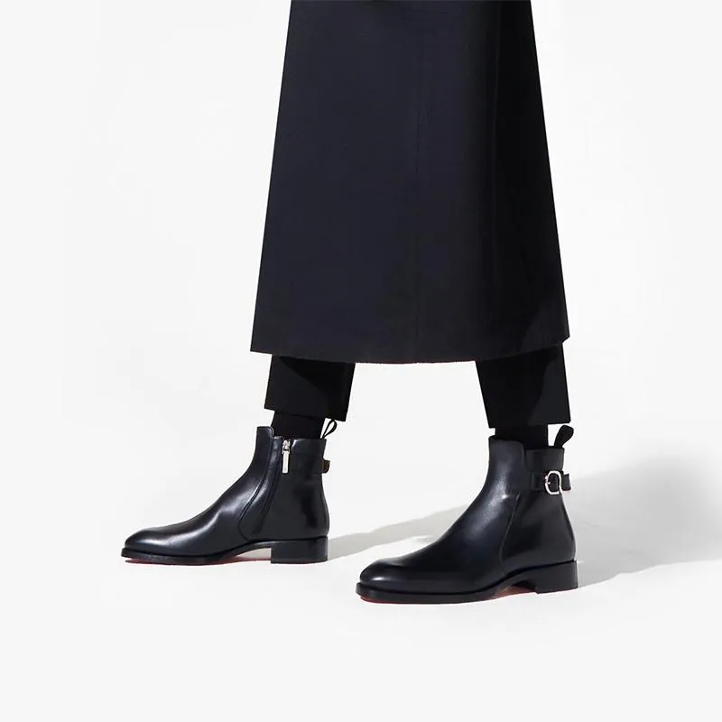 Adjustable Black Tapered Boot