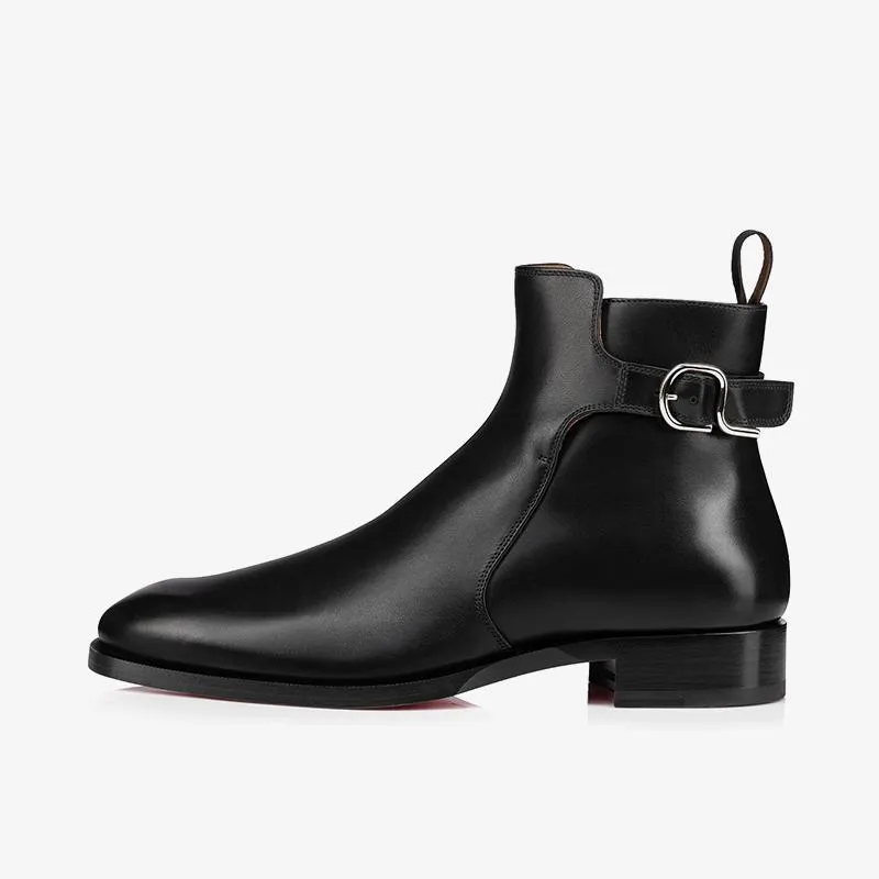 Adjustable Black Tapered Boot