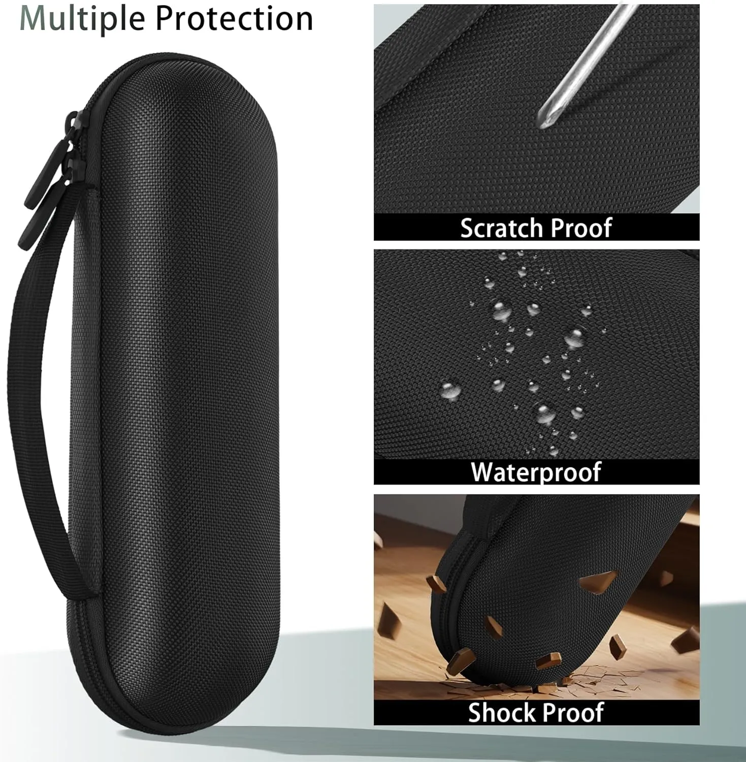 Aenllosi Hard Carrying Case Compatible with Beats Pill - Wireless Bluetooth Speaker (Case Only) (Matte Black)