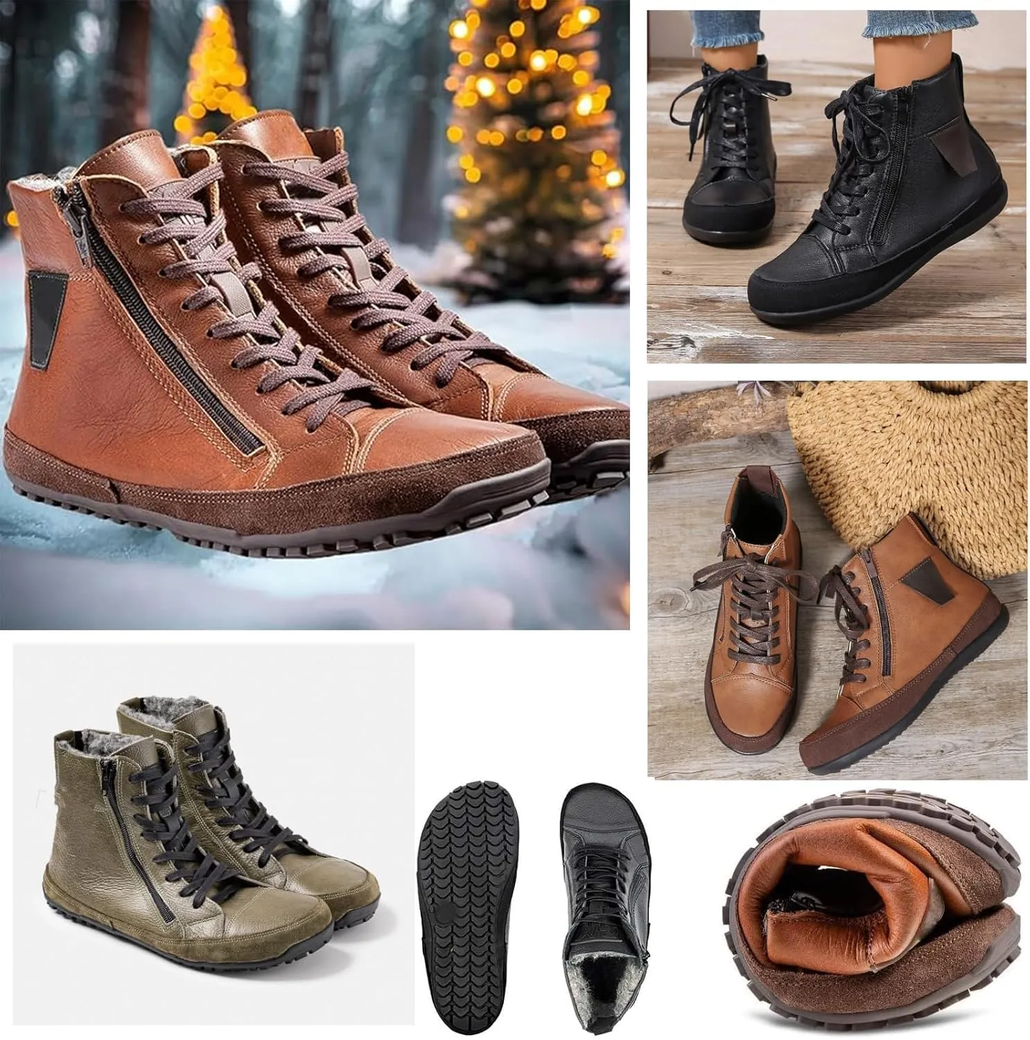 Alaskan Barefoot Shoe, Anti-Slip & Water-Resistant,Warmth Alaskan Barefoot Shoe,Alaskan Barefoot Mens Women