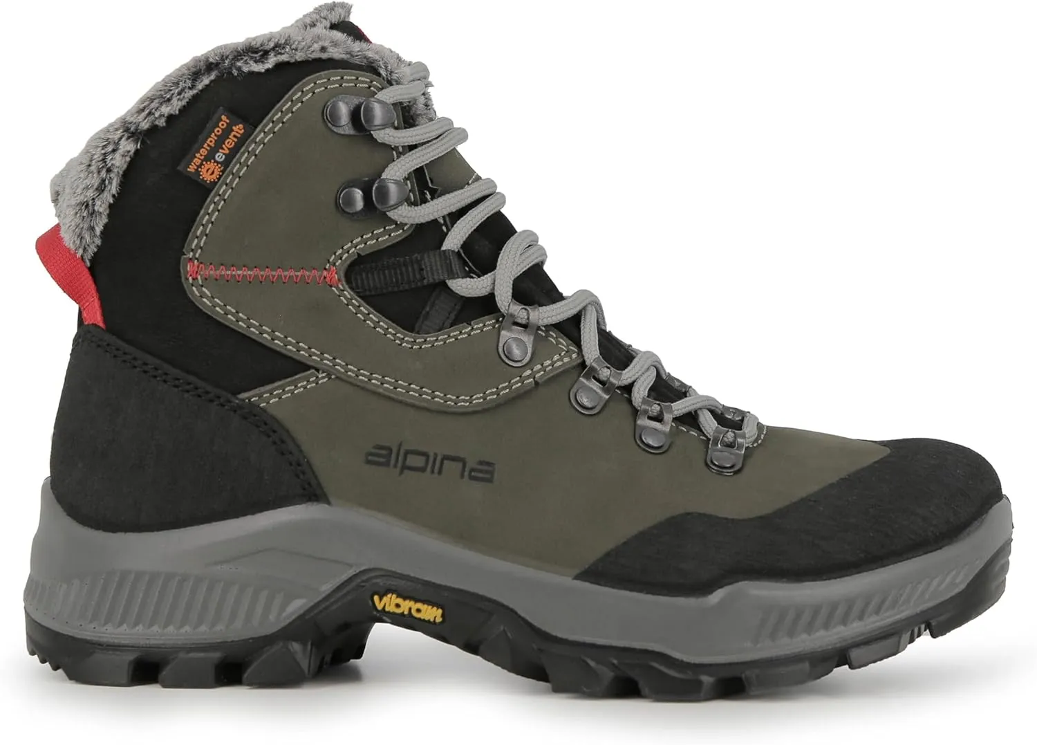 Alpina Women's Waterproof Boots IRIS | Made in Europe | Vibram | Breathable eVent Membrane