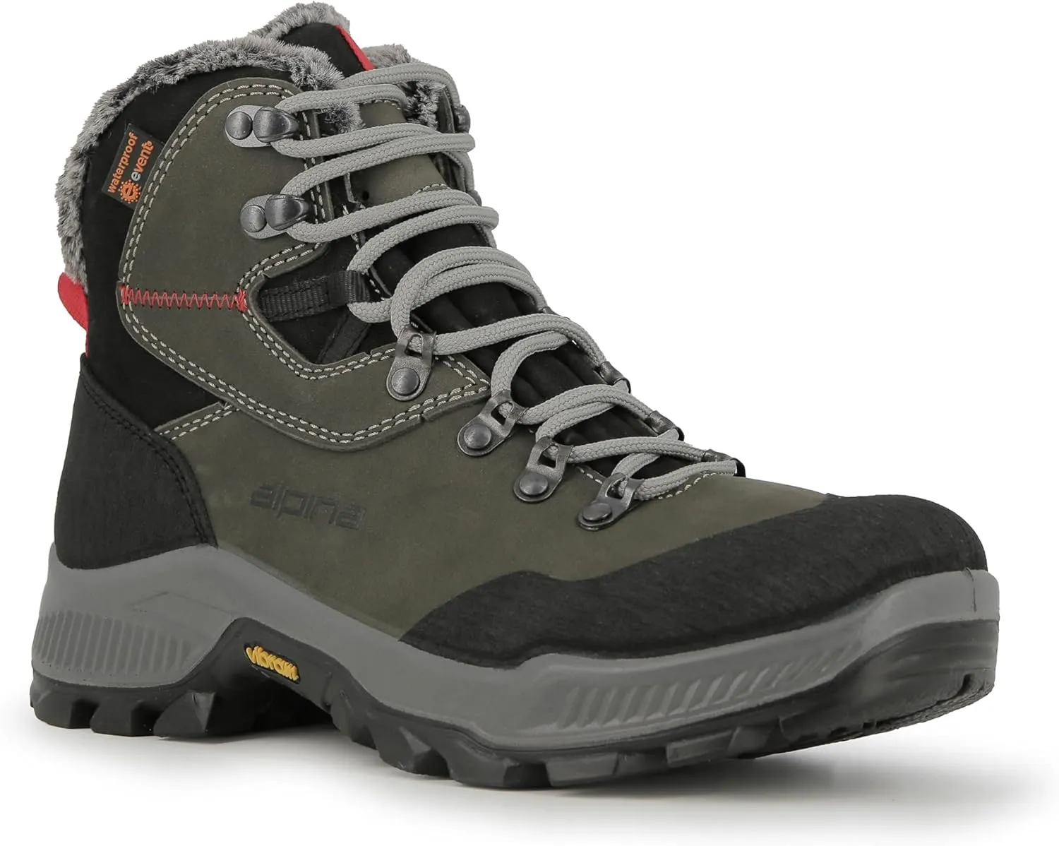 Alpina Women's Waterproof Boots IRIS | Made in Europe | Vibram | Breathable eVent Membrane