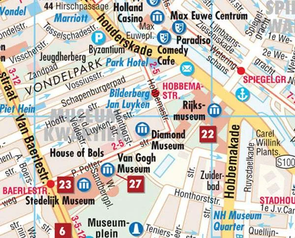 Amsterdam (11th Edition) City Map by Borch Map (2012)