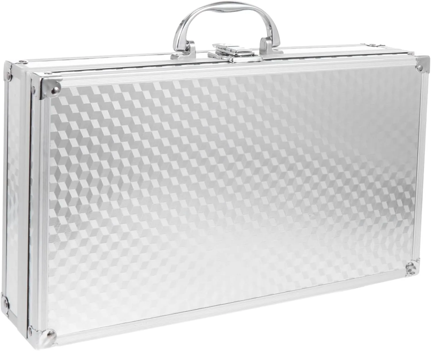 Angoily 1Pc Aluminum Sound Cards Carrying Case Durable Travel Box with Capacity Shockproof and for Safe Storage of Sound Cards
