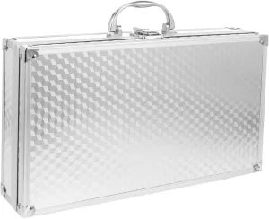 Angoily 1Pc Aluminum Sound Cards Carrying Case Durable Travel Box with Capacity Shockproof and for Safe Storage of Sound Cards