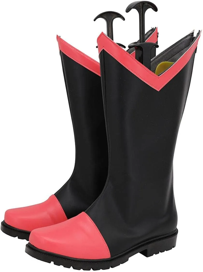 Anime Blitzo Cosplay Shoes Red Blitzo Boots for Women Halloween Carnival Party