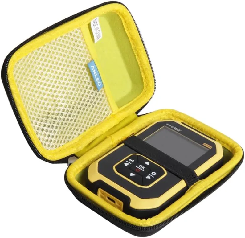 Anleo Hard Travel Case for Geiger Counter Nuclear Radiation Detector (Black Yellow)