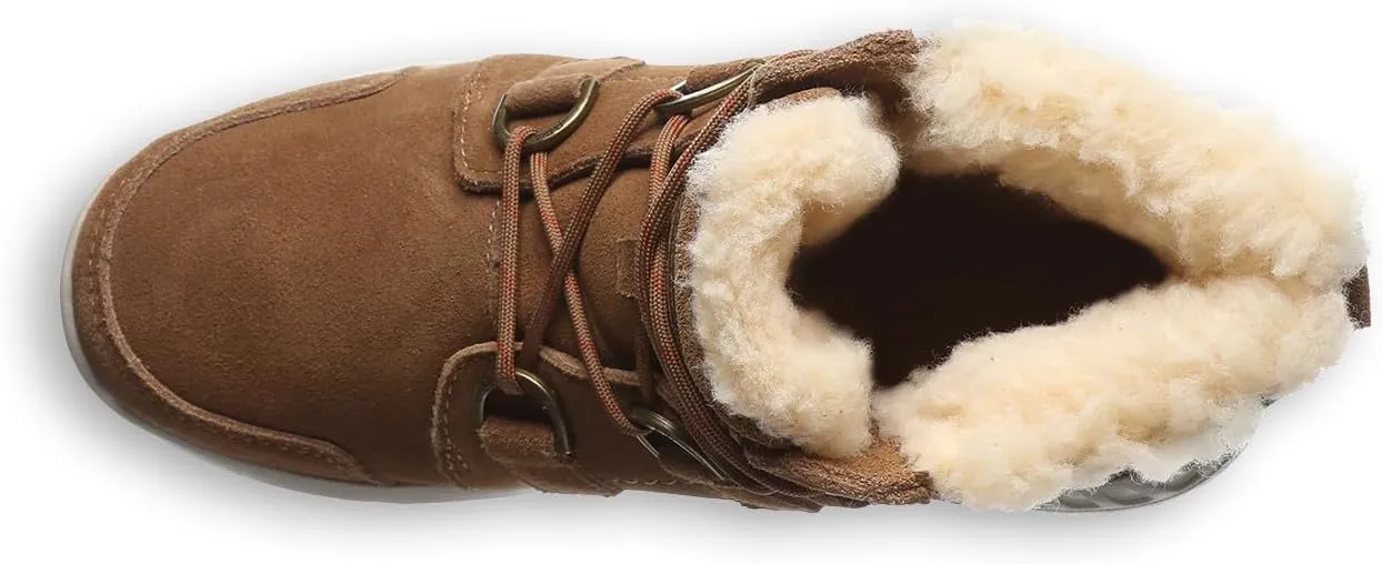 BEARPAW Womens Tyra Faux Fur Lined Suede Winter & Snow Boots