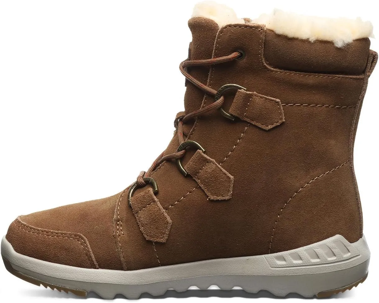 BEARPAW Womens Tyra Faux Fur Lined Suede Winter & Snow Boots