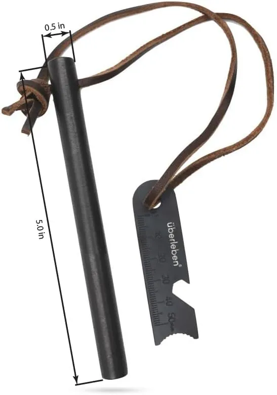 überleben Fire Starter for Survival - Waterproof Flint and Steel - Camping Fire Starter