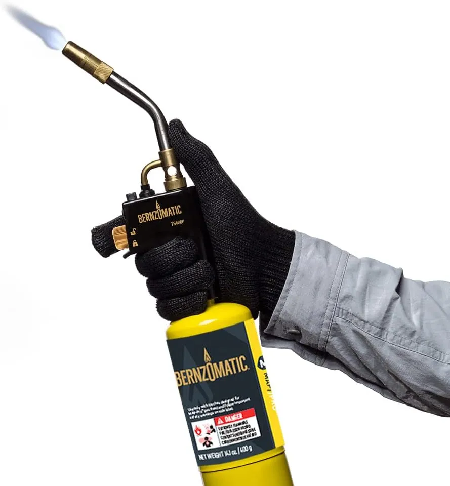 Bernzomatic TS4000 Trigger Start Torch 361524 (TS4000 Torch   3 Pack Map Pro Gas)
