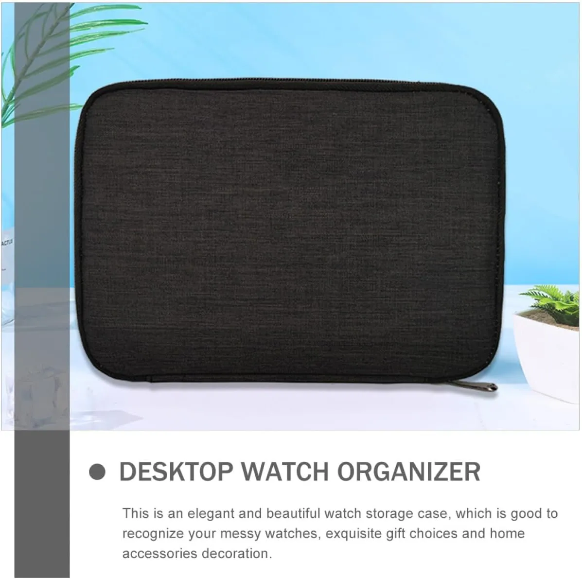 BESPORTBLE 3pcs Watch Storage Case Portable Jewelry Box for Men and Women Elegant Travel Watch Organizer for Daily Use and Display for Birthdays Christmas and More