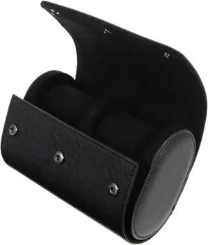 BESPORTBLE Pu Leather Watch Storage Case Slot Elegant Watch Organizer for Home Travel Jewelry Display Box for Men Women Compact Design
