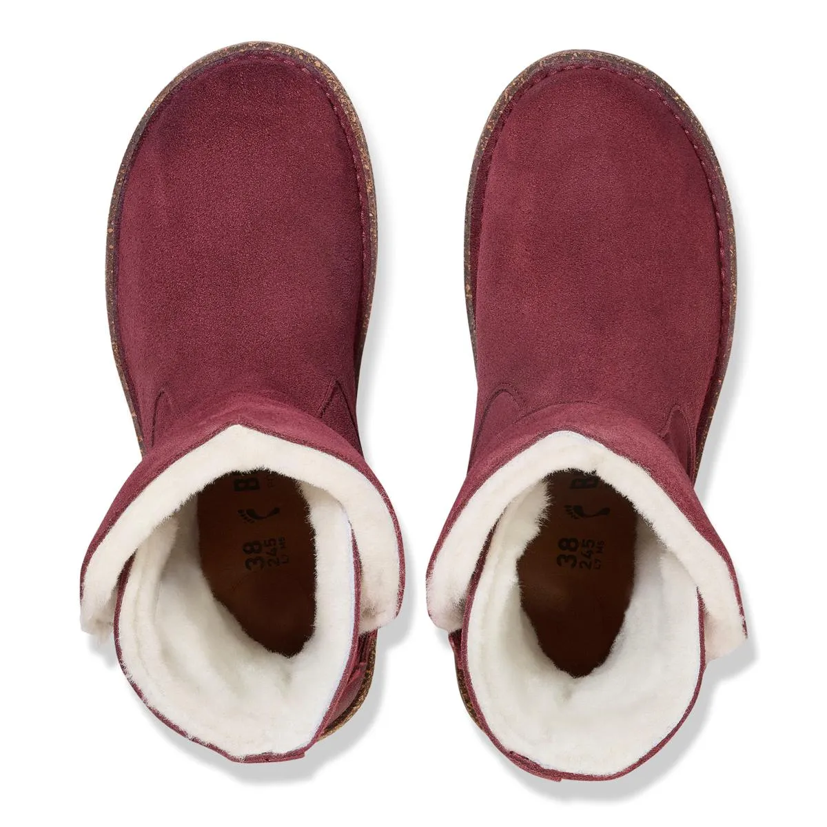 Birkenstock Uppsala Shearling Zinfandel Suede Boots