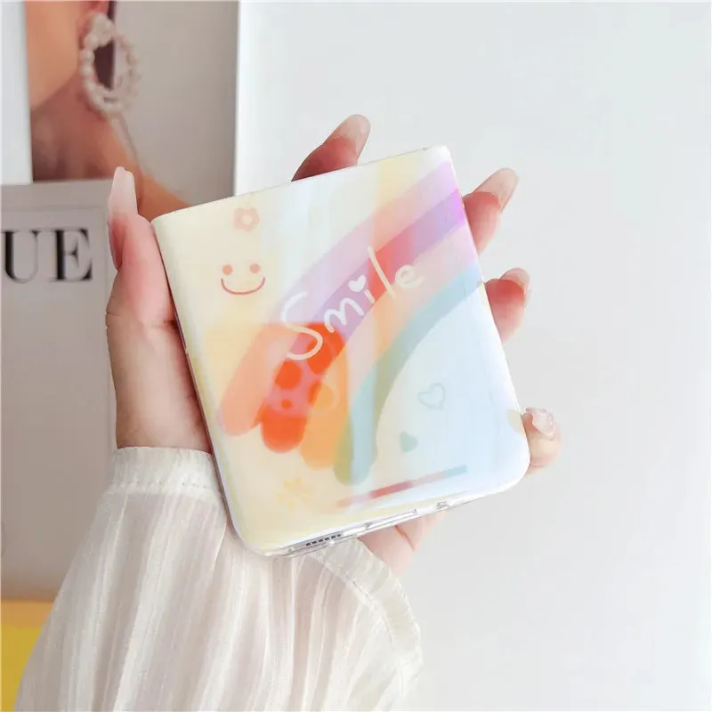 Blu-ray Rainbow Case for Motorola Moto Razr 40 Ultra