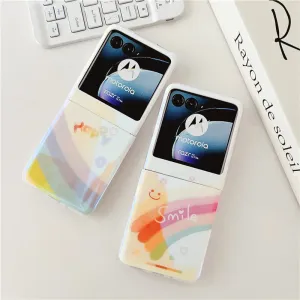 Blu-ray Rainbow Case for Motorola Moto Razr 40 Ultra